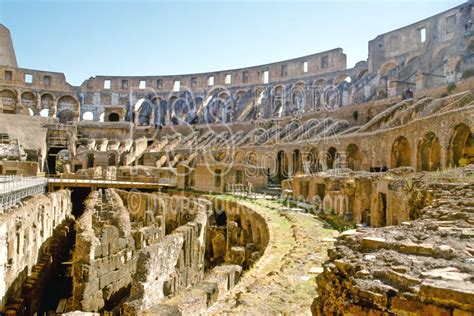 Photo of Inside the Colosseum by Photo Stock Source - ruin, Rome, Italy ...