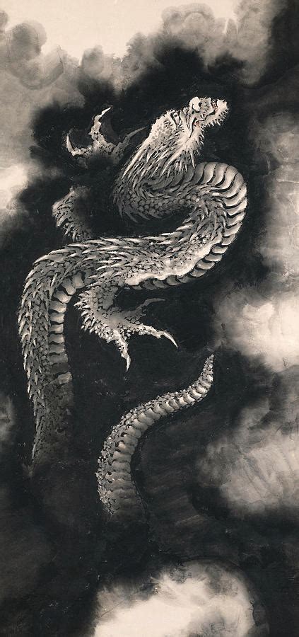 Katsushika Hokusai Painting - The Dragon by Katsushika Hokusai | Hokusai paintings, Hokusai ...