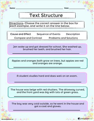 Free Text Structure Worksheets: Analysis and Comprehension - Worksheets ...