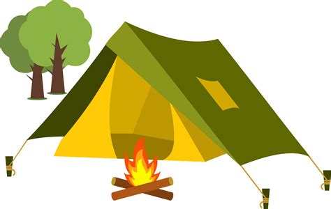 Camping clipart nature camp, Camping nature camp Transparent FREE for download on WebStockReview ...