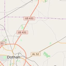 Dothan Al Zip Code Map - United States Map States District