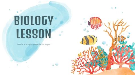 Biology Lesson Google Slides and PowerPoint Template