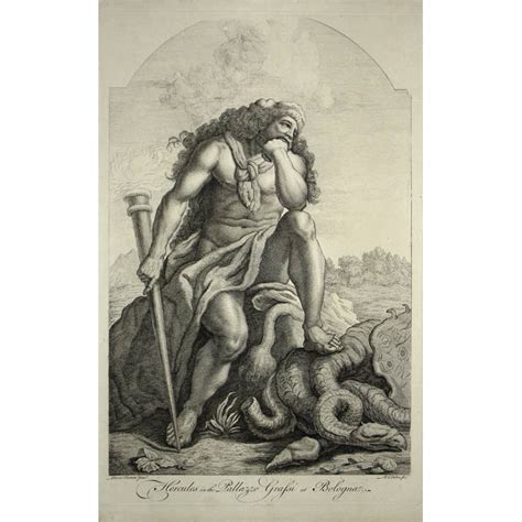 Art, Classical, Mythology, Hercules Slaying Hydra, Carracci, Antique ...