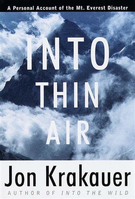 Into Thin Air by Jon Krakauer — Summary, Notes, and Takeaways | Coleman ...