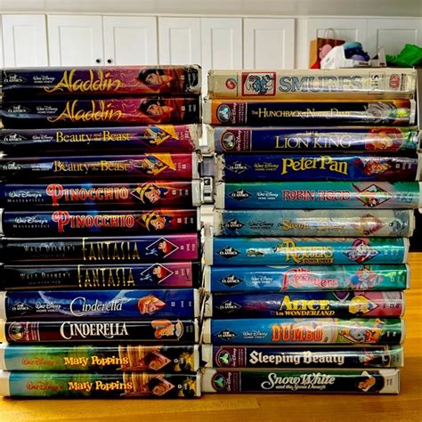 Disney | Other | Disney Vhs Tapes Black Diamond Multiple Titles ...