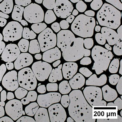 Semi-solid microstructure of casting aluminium alloy | Download Scientific Diagram