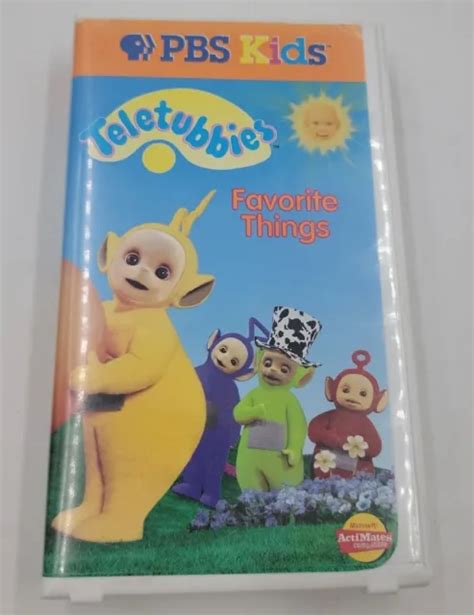 TELETUBBIES - FAVORITE Things (VHS, 1999) PBS Kids Vintage Hard Case ...