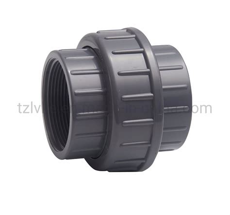 PVC Pipe Union/Pipe Fitting/Union Connector/Coupling/ Sch White/Sokcet ...