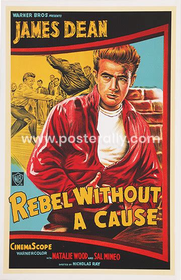 James Dean Rebel Without A Cause - Posterally Studio