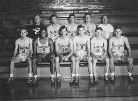 Middletown High School - Middletown, Ohio - basketball team - 1940.