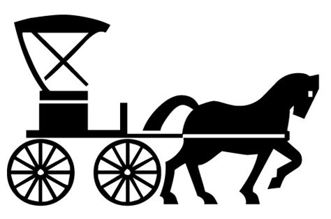 horse drawn carriage clipart - Clip Art Library