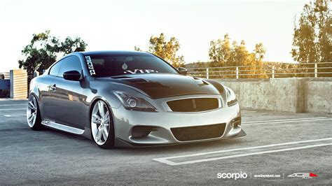 Infiniti G37 Coupe on 20" ACE SCORPIO WHEELS / RIMS - YouTube