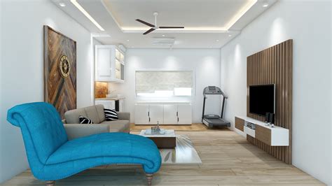 Modern & Elegant 2BHK Flat Interior Design in Boral, South Kolkata ...