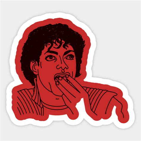 Michael Jackson Thriller Meme - Michael Jackson - Sticker | TeePublic