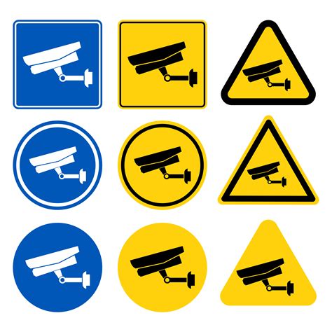 Cctv Sign Free Vector Art - (155 Free Downloads)