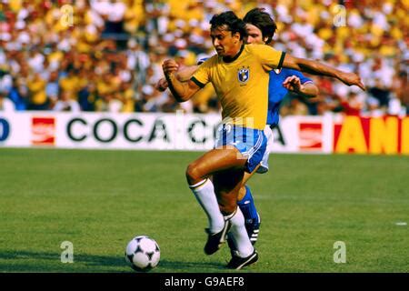 World Cup 1982 Group C Italy 2 Argentina 1 Deigo Maradona (10) and Paolo Rossi during the group ...