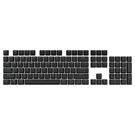 Buy Corsair Onyx Black PBT Keycaps 104 Keys (Open Box) [EXD-CH-9911060 ...