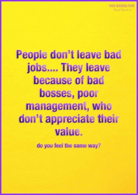 Bad Bosses | Feeling unappreciated quotes, Workplace quotes, Bad boss quotes