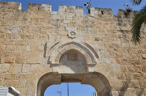 Dung Gate detail stock image. Image of moriah, jerusalem - 34880481