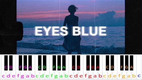 Eyes Blue Like The Atlantic by Sista Prod ft. Subvrbs | Piano Letter Notes