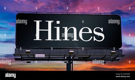 Hines real estate logo hi-res stock photography and images - Alamy