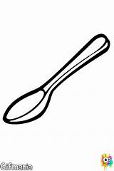 Coloring Picture Of Teaspoon Pages sketch template