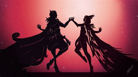 xayah and rakan dance by Heraklia | Desain karakter game, Desain karakter, Desain