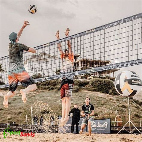 Beach volleyball net, professional with printed logo