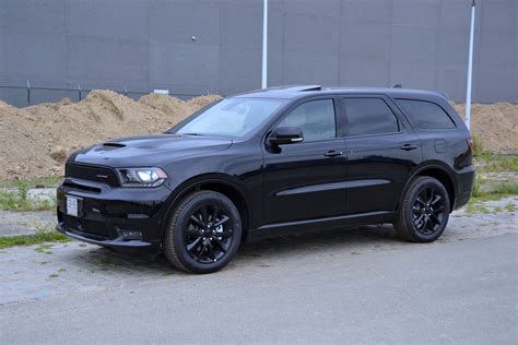 2018 Dodge Durango R:T AWD DB Black Crystal [PXJ] Black:Black, Nappa Leather-Faced Front Vented ...