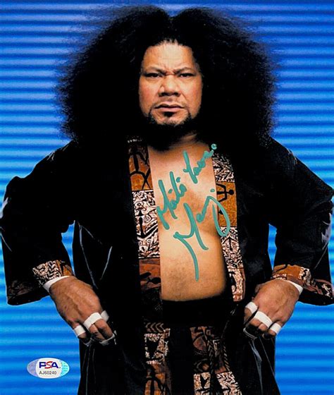 WWE MENG AKA HAKU HAND SIGNED AUTOGRAPHED 8X10 WRESTLING PHOTO WITH PSA ...