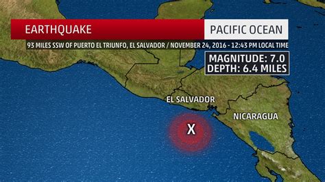 7.0 Magnitude Earthquake Spurs Tsunami Threat For Parts of El Salvador ...