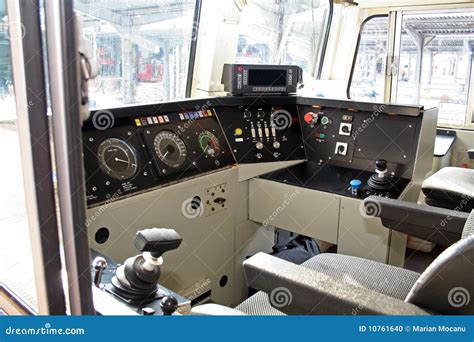 Locomotive interior stock photo. Image of industries - 10761640