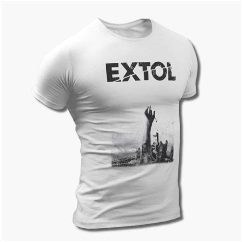 Extol Band T-Shirt, Extol Artwork White Tee Shirt, Technical Death Metal, Progressive Death ...