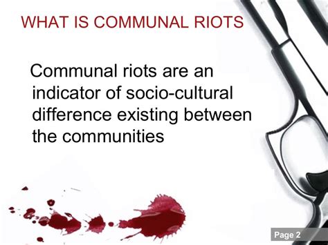 Communal riots