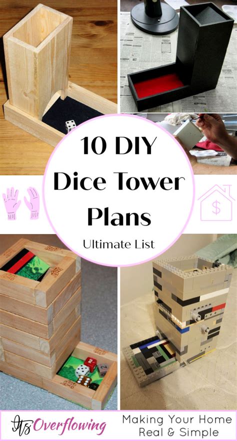 10 Free DIY Dice Tower Plans to Make Your Own