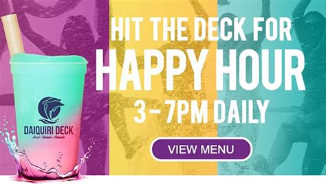 Frozen Drinks, Great Food & Live Music - Daiquiri Deck FL