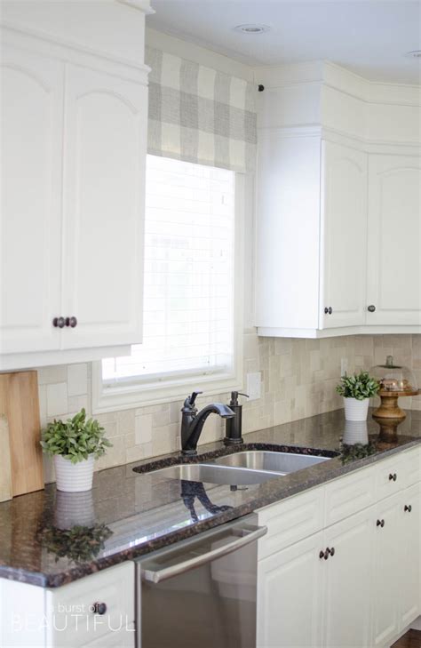 Farmhouse Kitchen Window Valance Tutorial - Nick + Alicia