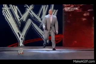 WWE Vince McMahon - Power Walk on Make a GIF