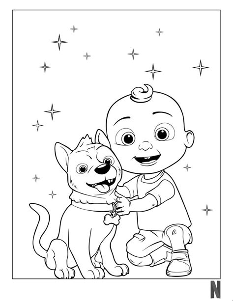 Coco melon coloring page | Coloring pages, Cartoon coloring pages ...