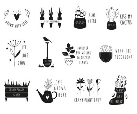 2,600+ Garden Quotes Stock Illustrations, Royalty-Free Vector Graphics ...