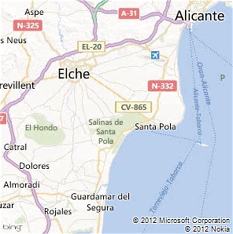 Elche Map