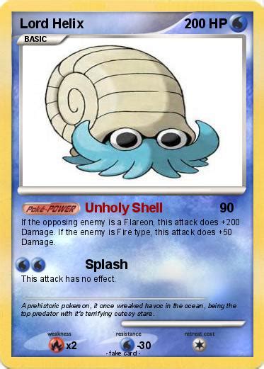 Pokémon Lord Helix 26 26 - Unholy Shell - My Pokemon Card