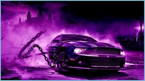 Neon Purple Car - Top Neon Purple Car Background - Purple Car HD ...