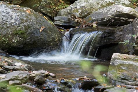 Waterfall in the Blue Ridge Mountains Stock Photo - Image of outdoor, natural: 163892366