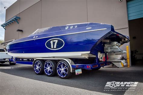 Boat Trailer Wheels Color Matched | Deluxe Customs