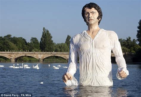 Colin Firth statue as Mr Darcy in wet shirt emerges from London's ...