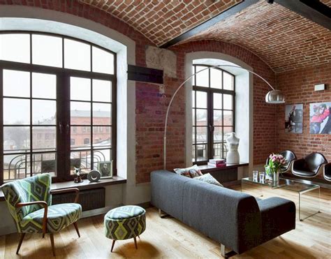 25+ Gorgeous Brick Living Room Design Ideas / FresHOUZ.com | Brick living room, Brick interior ...