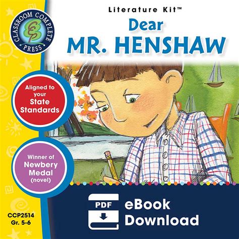 Dear Mr. Henshaw - Novel Study Guide - Grades 5 to 6 - eBook - Lesson ...