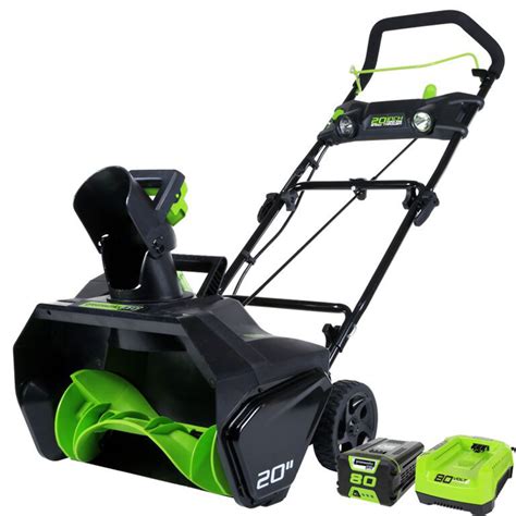 Greenworks 2601302 80V Pro Cordless Snow Thrower Kit