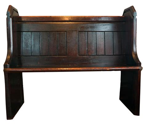 Victorian Church Pew Bench | Chairish